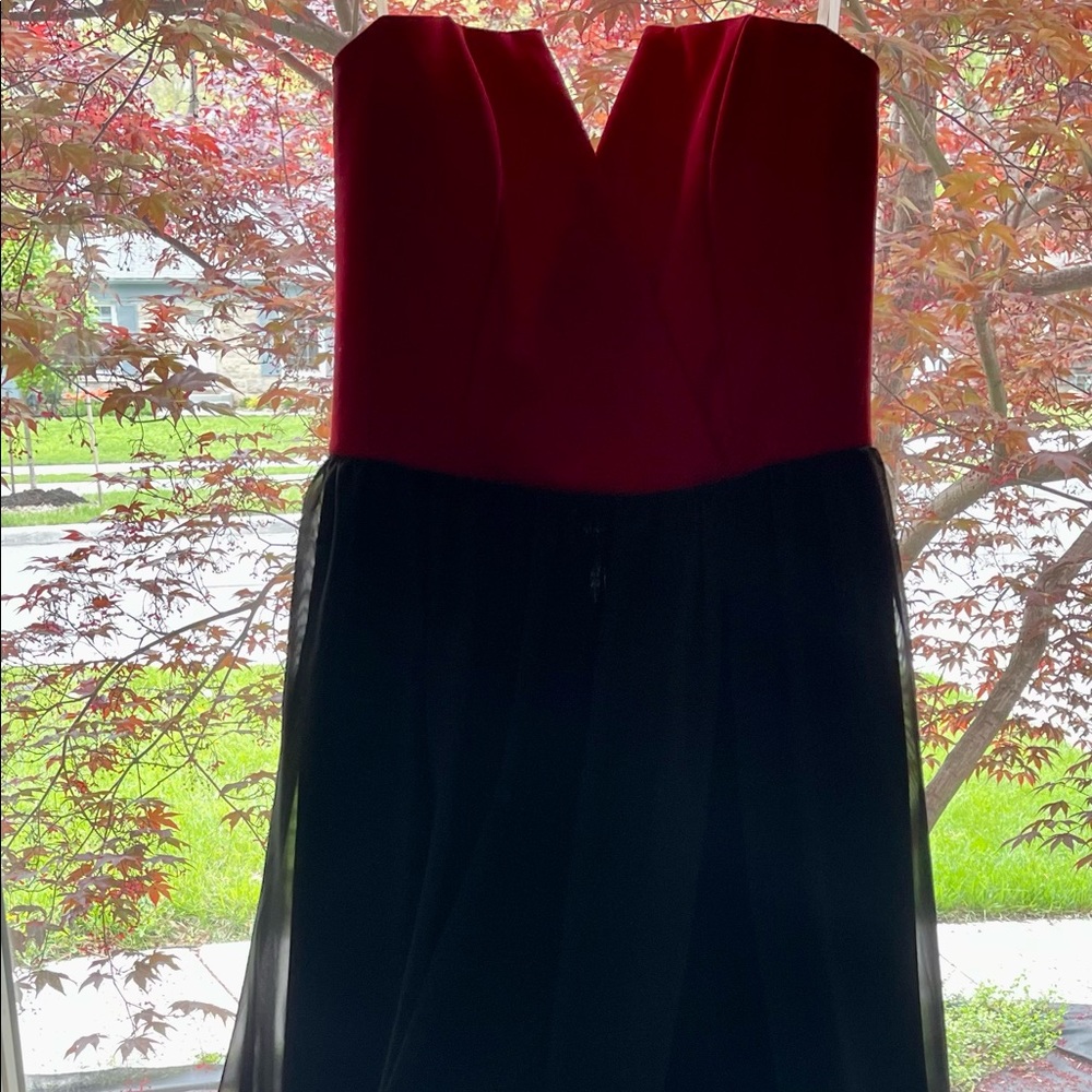 Women’s Strapless High Slit Francesca’s Dress Mi a mi Sz M